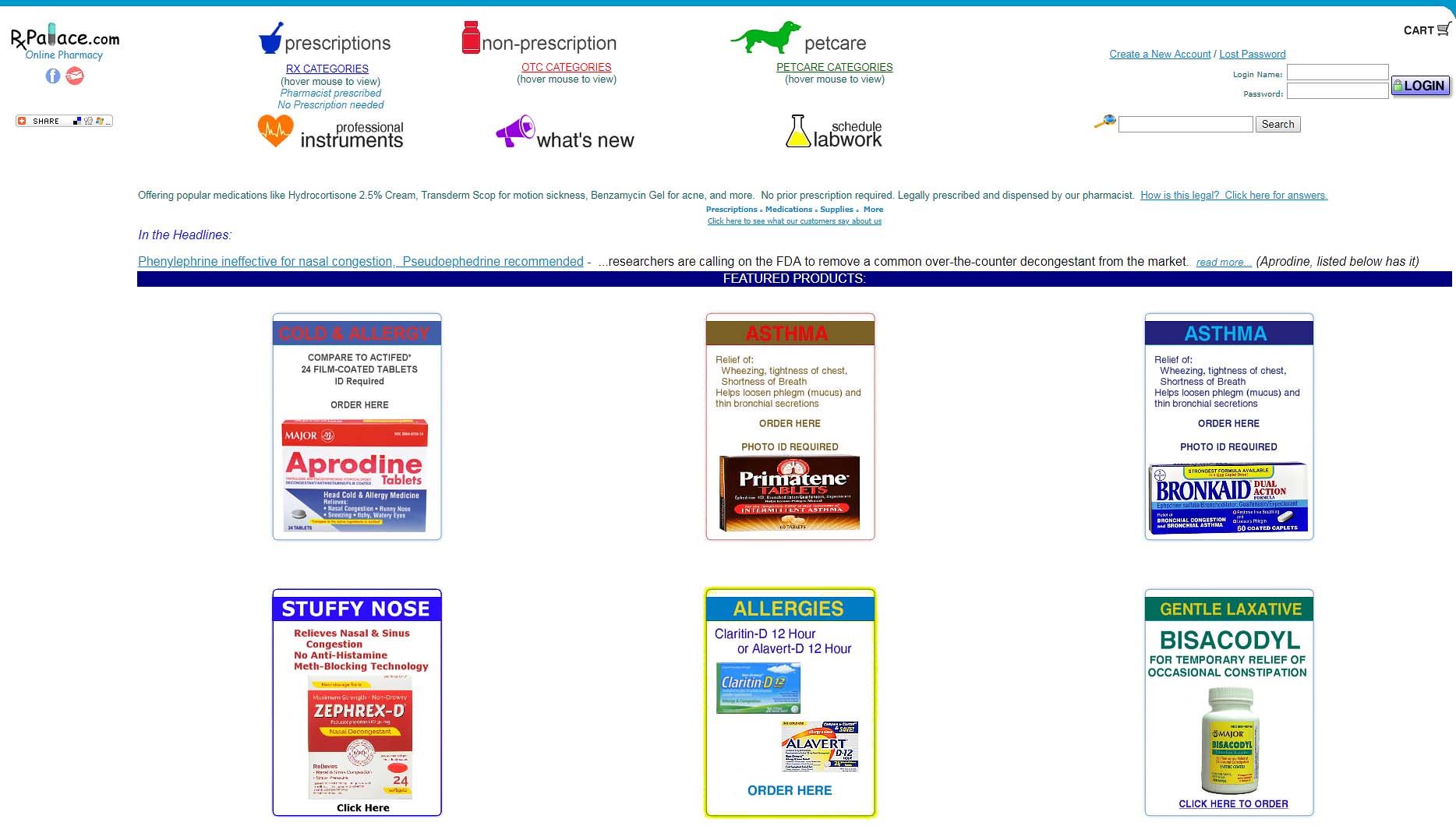 main page