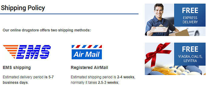 shipping methods