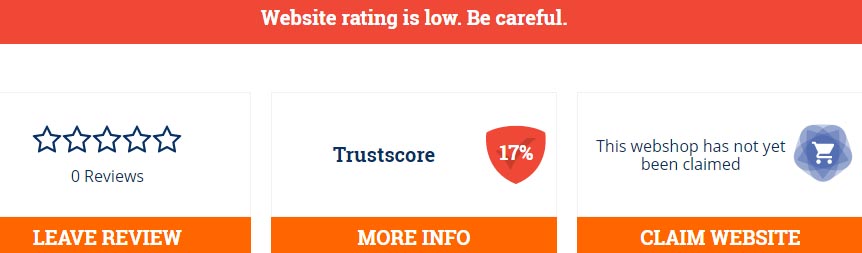 low rating