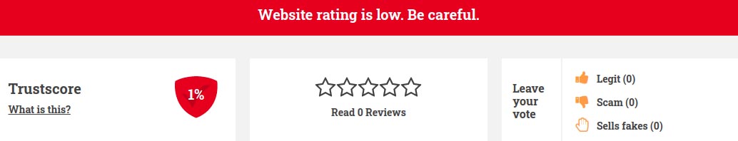 low rating