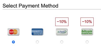 methods of payment