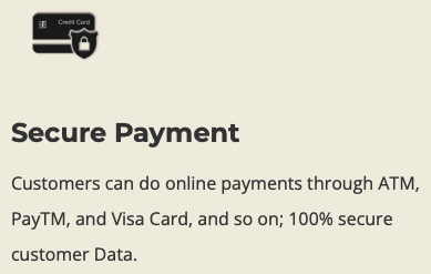 secure payment